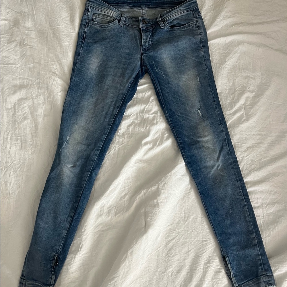 Dolce & Gabbana Women's Faded Blue Skinny Jeans